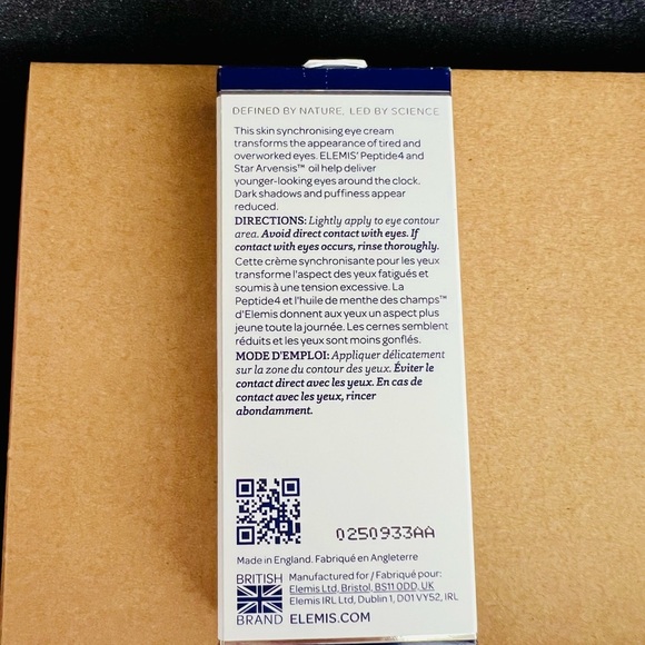 NIB ELEMIS Peptide⁴ Eye Recovery Cream Reviving Eyecream - Picture 5 of 12